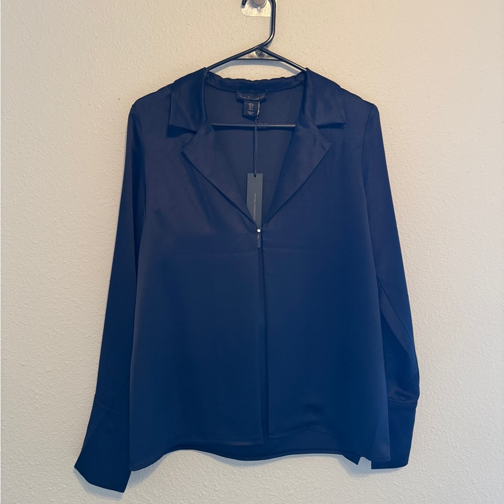 House of Harlow Elegant Navy Blue Women's Top